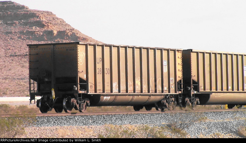 EB Unit Empty Open Hopper Frt at Erie NV -96